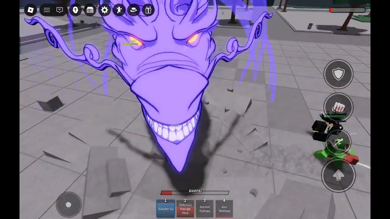 Bugün Roblox dövüş alanı oyunu oynadım 😂