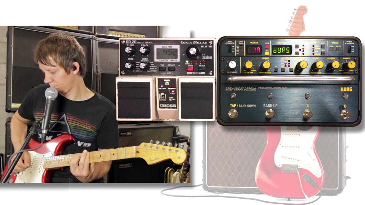 Boss DD20 vs Korg SDD 3000 Pedal Delay