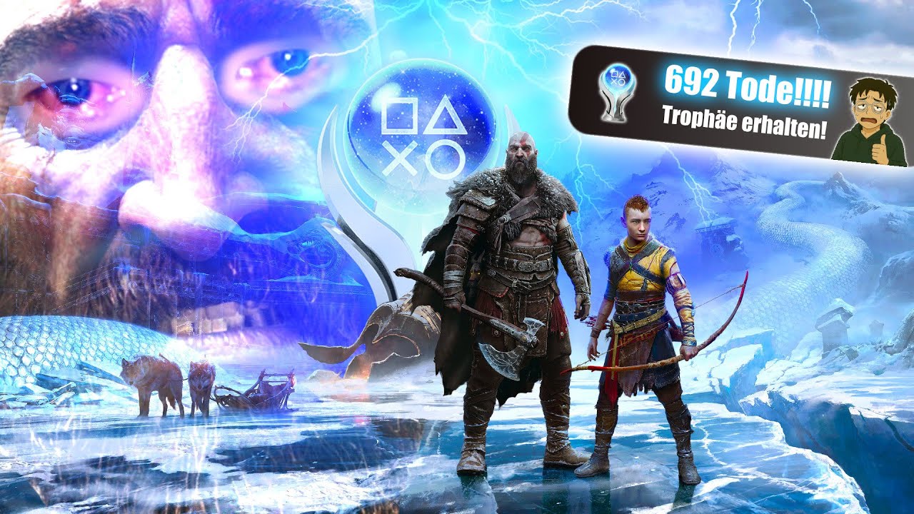 PLATIN in God of War Ragnarök hat mich 692 Mal sterben lassen…