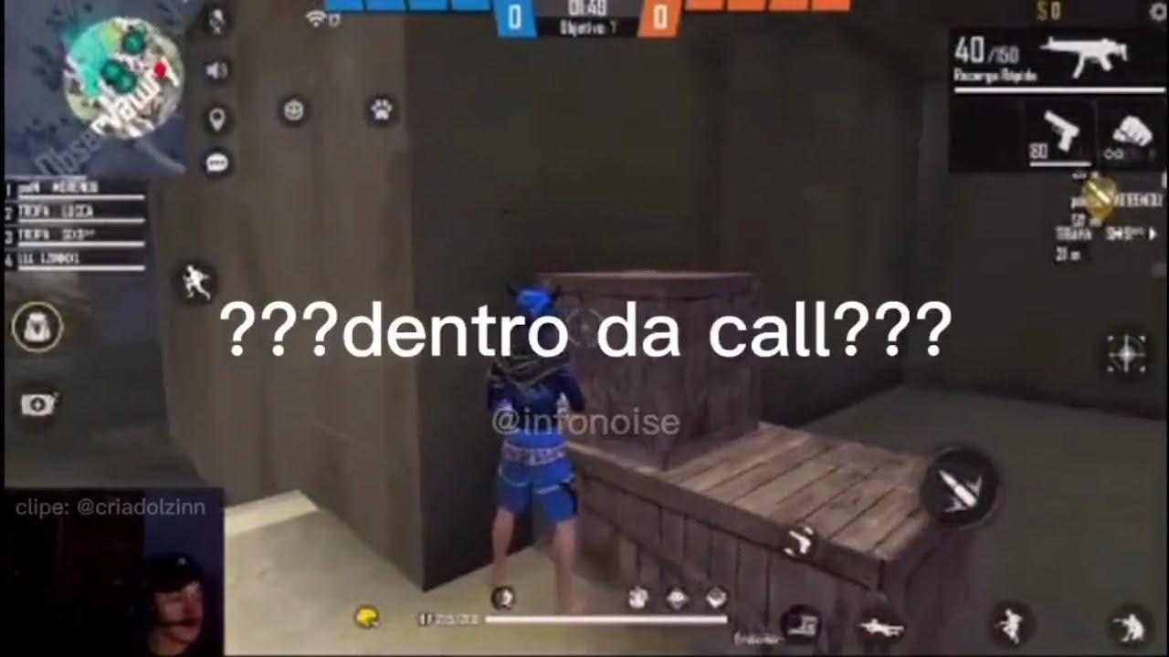GEM3NDO NA CALL DOS ALEATÓRIOS FF🔥(coisas que só acontecem no free fire) memes squad free fire🔥
