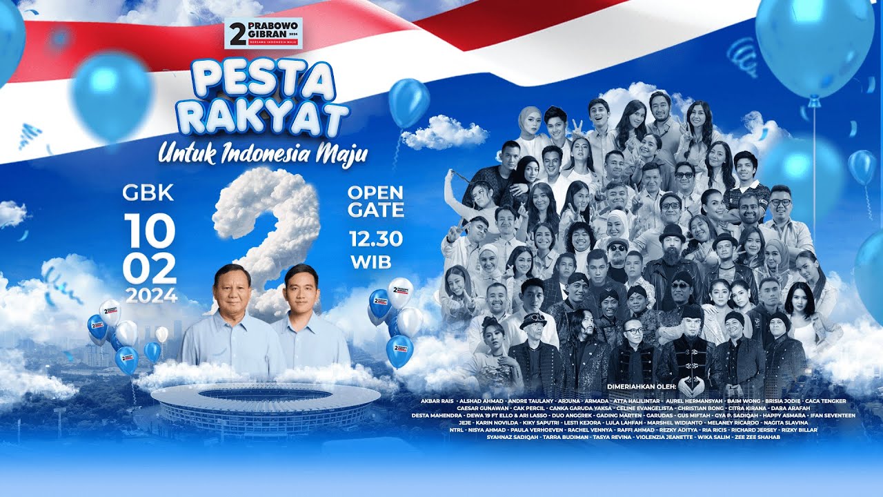 [LIVE] Pesta Rakyat, Kampanye Akbar Prabowo - Gibran