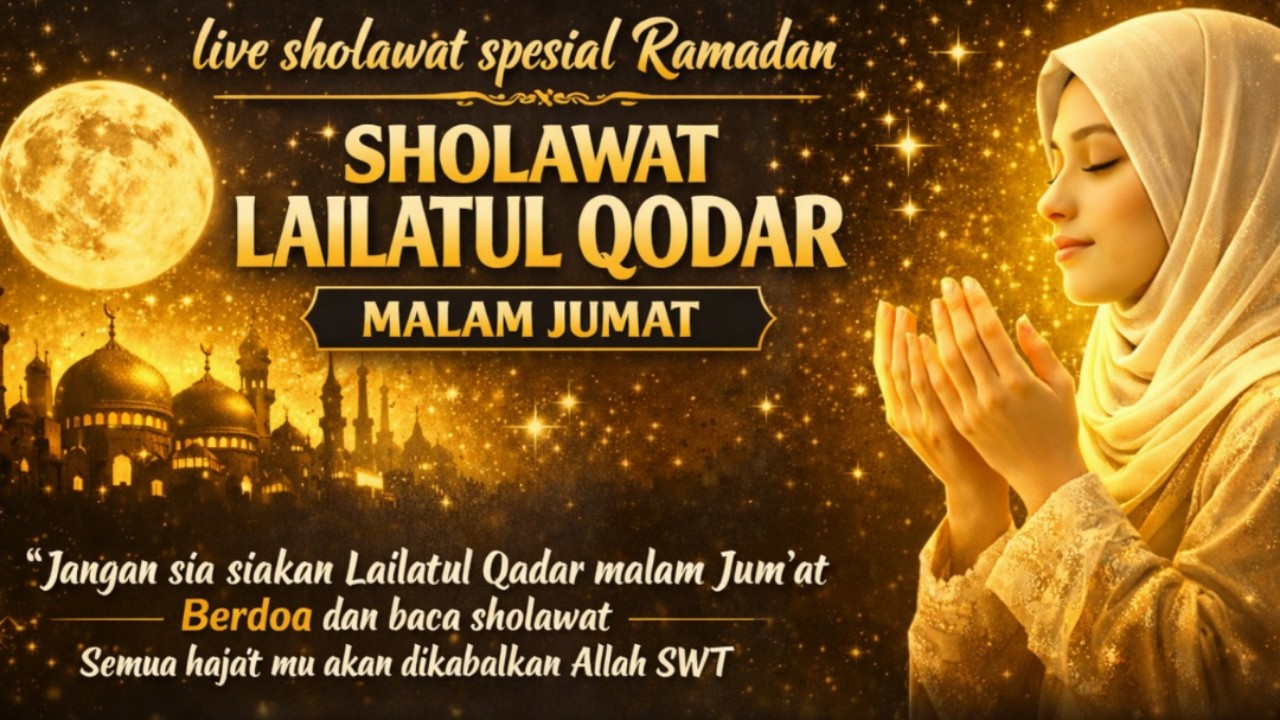 🔴 LIVE SHOLAWAT NABI SPESIAL LAILATUL QADAR 🌙✨ Sholawat Penarik Rezeki Paling Mustajab