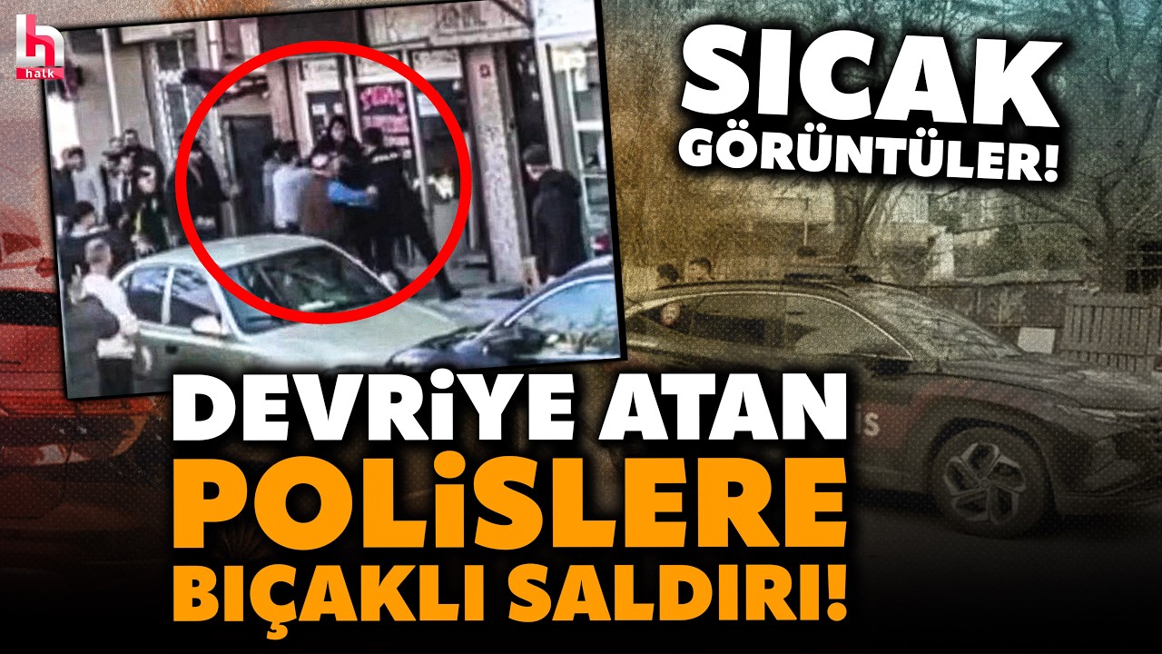 MAHALLEDE DEHŞET SAÇTI! Küçükçekmece'de devriye atan polislere bıçakla saldırdı! 4'Ü POLİS 6 YARALI