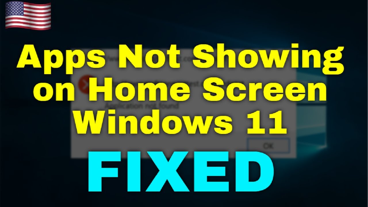 Как исправить отсутствие приложений на главном экране Windows 11