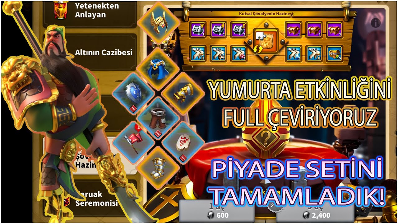 Piyade Setini Tamamlıyoruz - Yumurta Etkinliği Full Çevirme - Rise Of Kingdoms