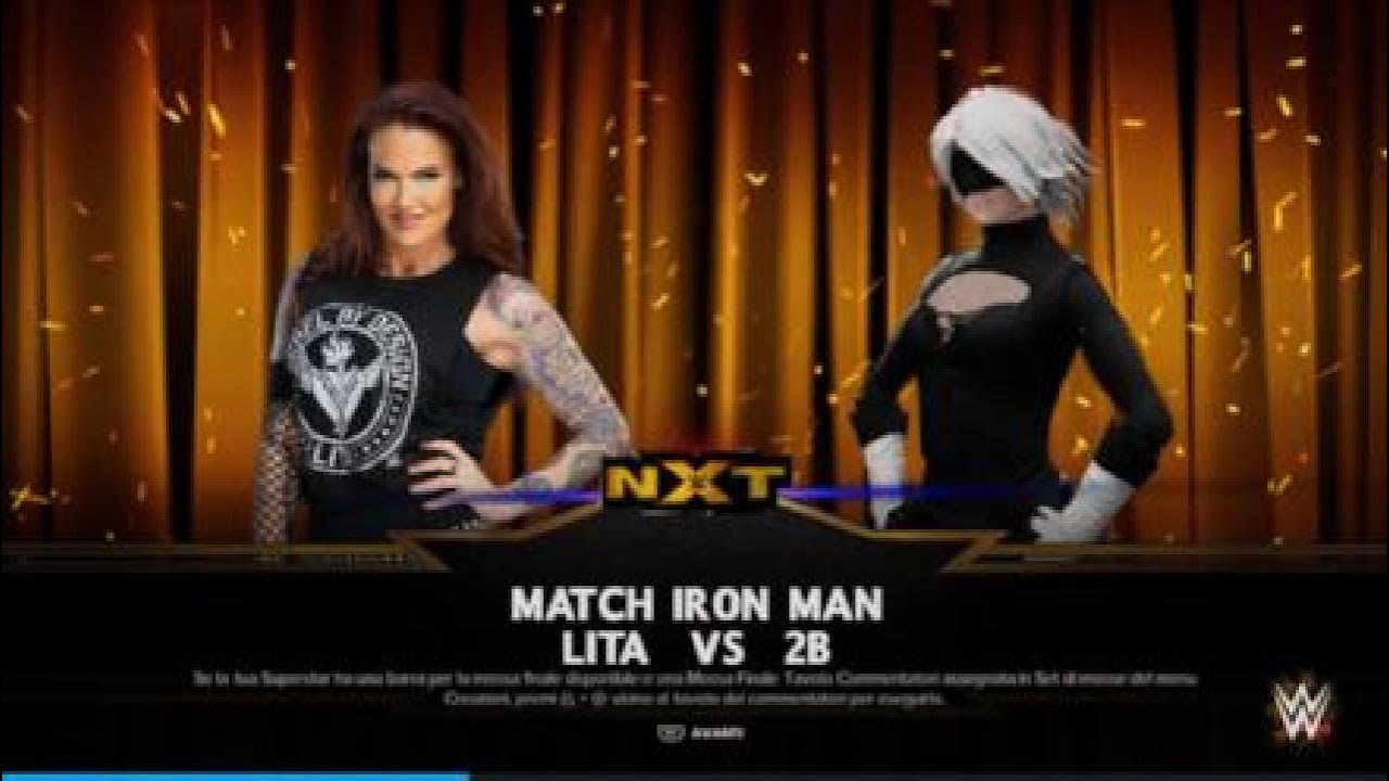 WWE2K24 Lita vs 2B Full Match Round of 32