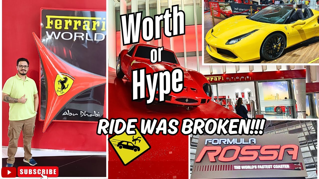 Ferrari World YAS ISLAND Abu Dhabi - Rides, Shows| QUICK PASS? - Everything to know| Christmas 2024