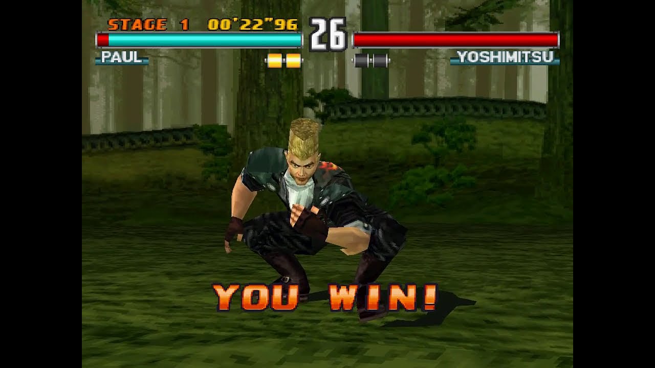 Tekken 3 Paul Phoenix arcade mode