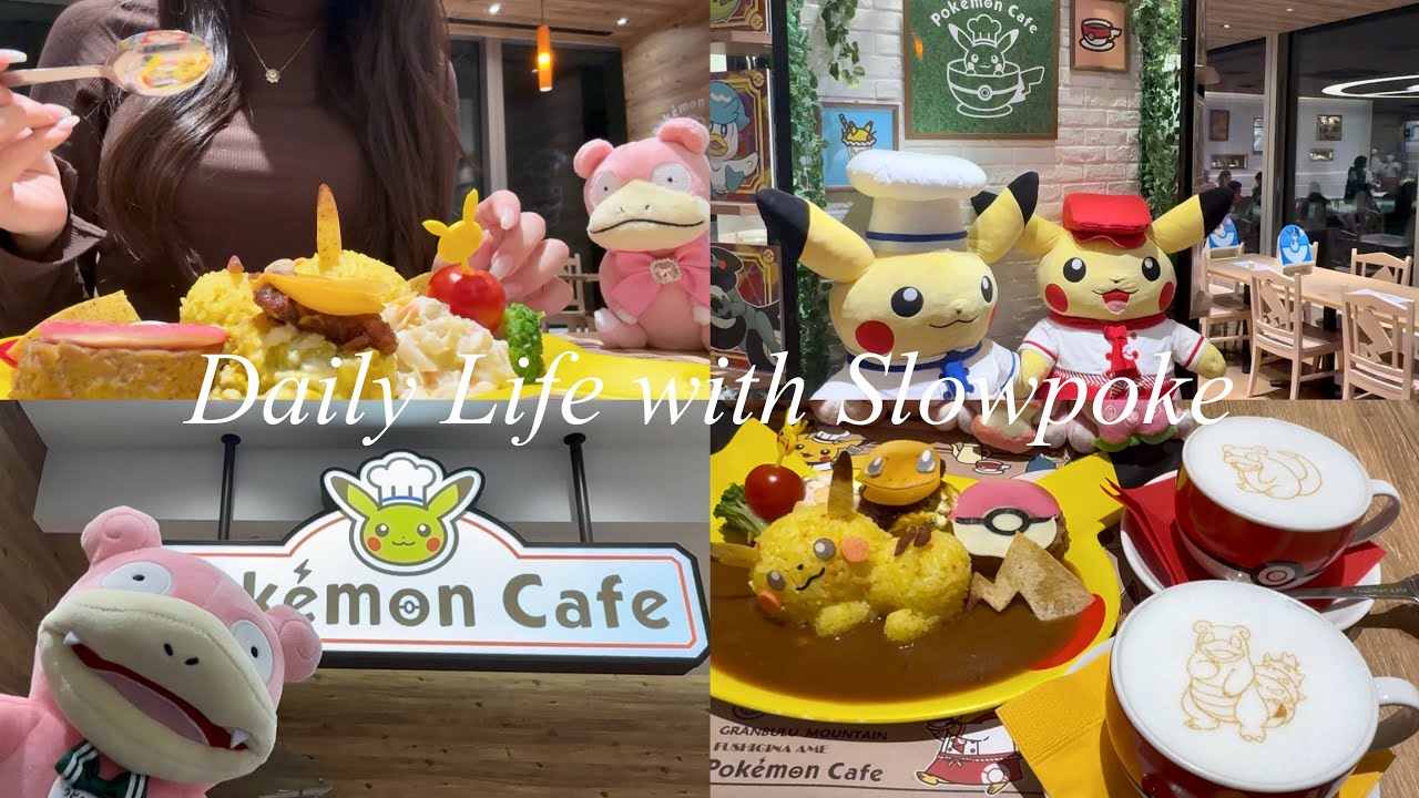 【ポケ活Vlog】予約困難？！大人気のポケモンカフェに行ってきた