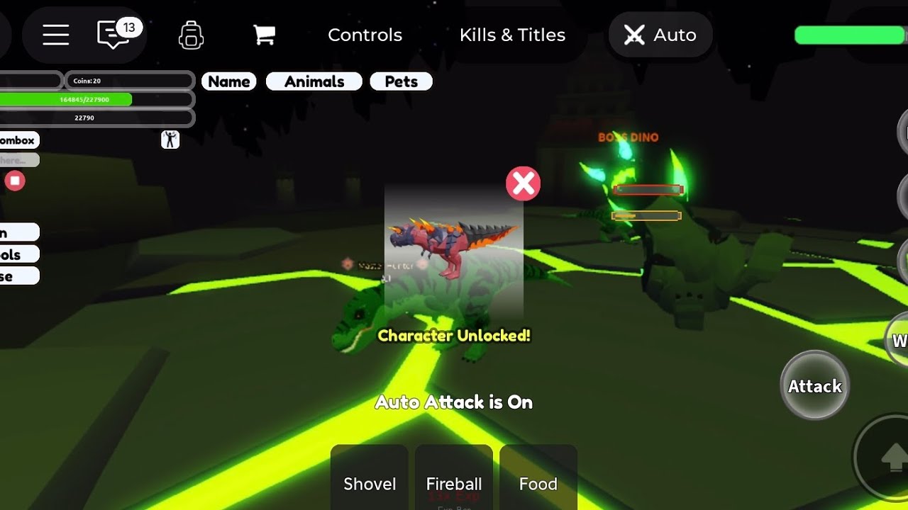 Unlocking [Boss] Dinosaur Skins In Animal Simulator (1%)