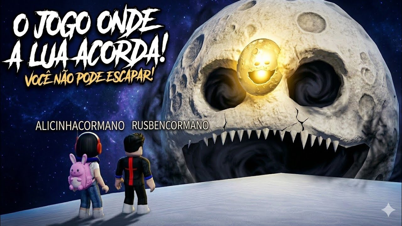ROBLOX - A Lua acorda - The Moon Wakes up, RusbenCormano & AlicinhaCormano.