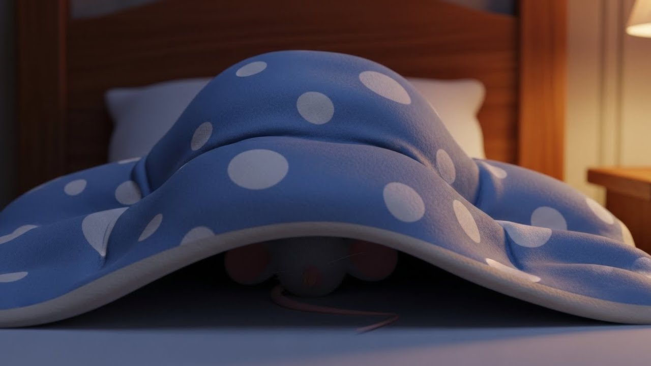 Milo the Sleepy Mouse 🐭💤 | Cute Bedtime Song for Kids | Gentle Nursery Rhyme