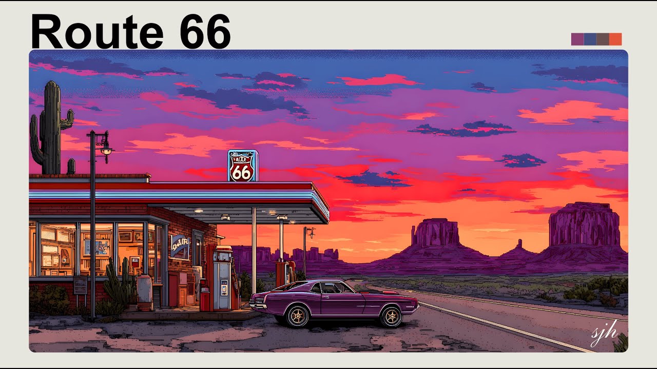 Jazz House Mix | (Route 66 Sunset) Bolden, Berlioz | Vintage Grooves & Desert Highway Vibes
