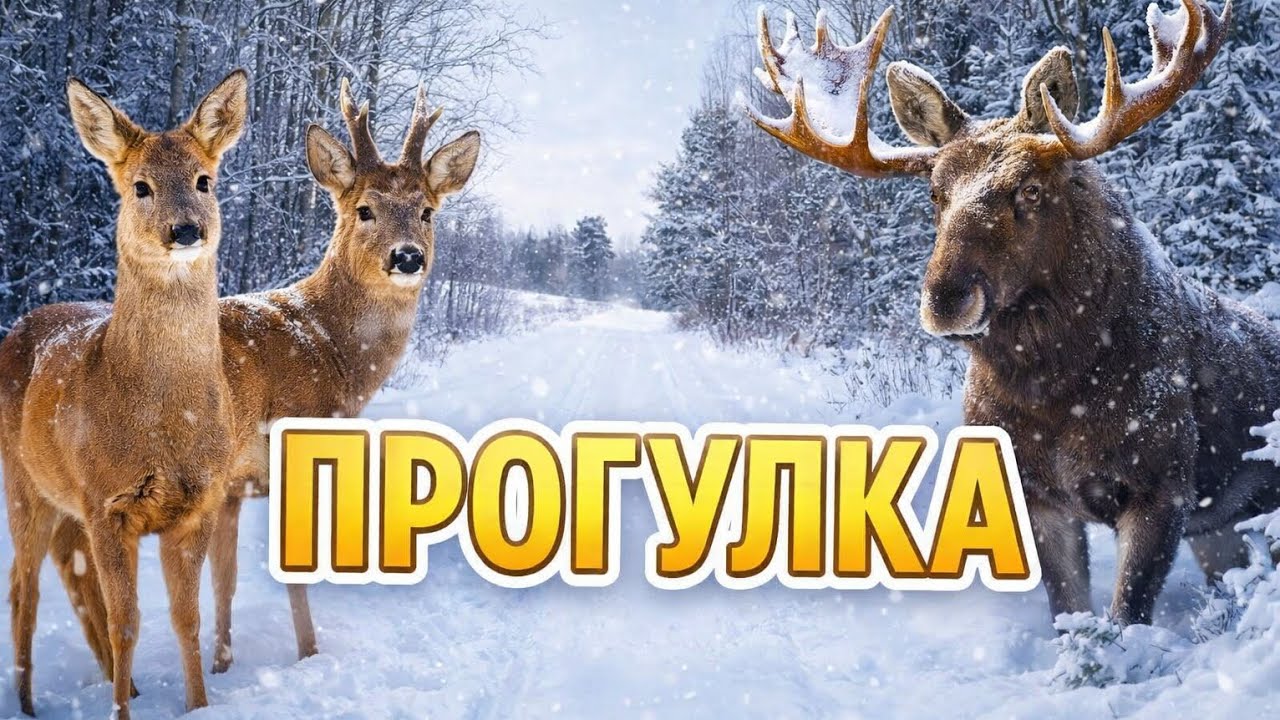 Зима Вернулась! Зимний лес 