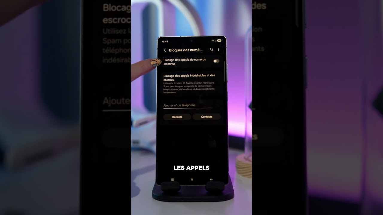 Bloque les appels ind&eacute;sirables et celui des escrocs #astuce #astuces #android #samsung #tips
