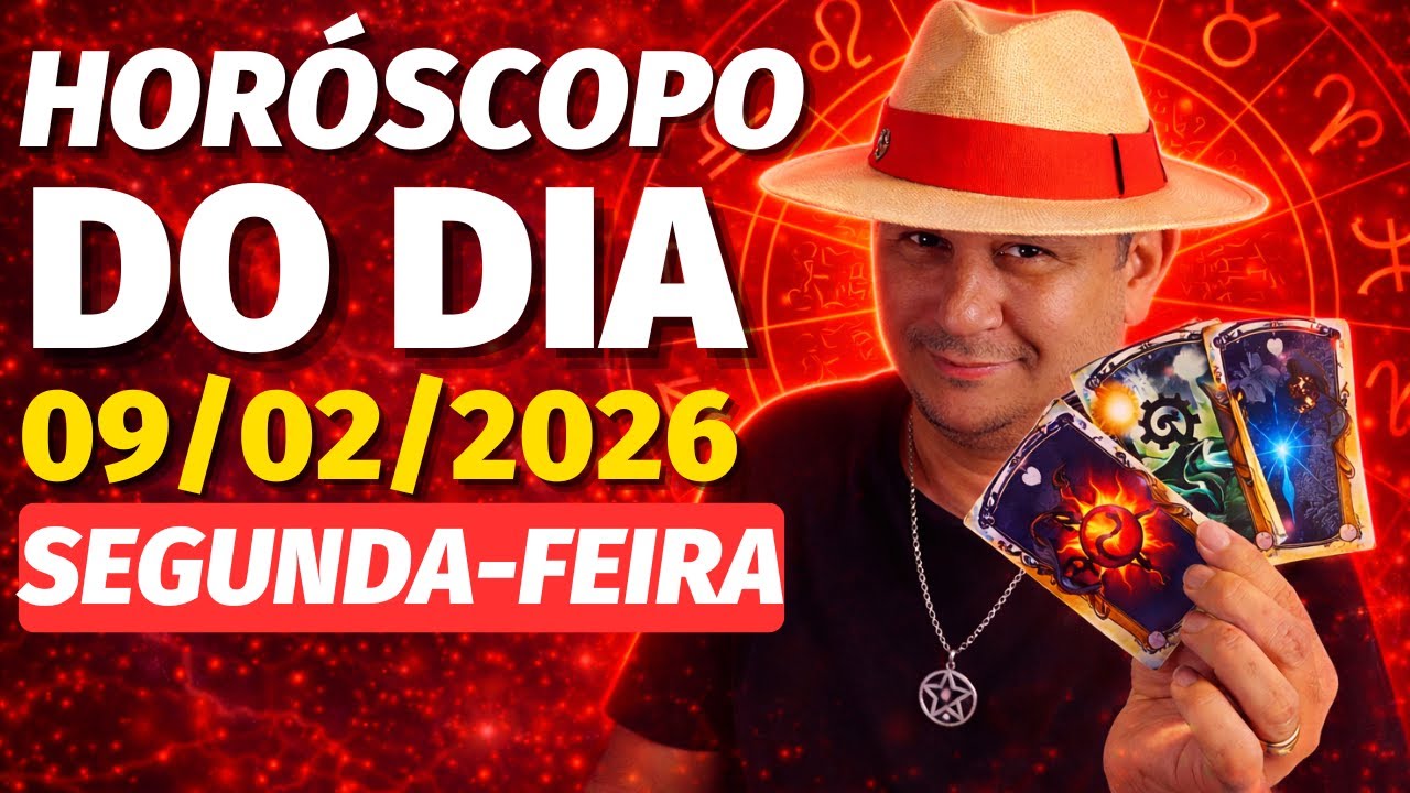HORÓSCOPO DO DIA 09/02/2026 – SEGUNDA-FEIRA | TODOS OS SIGNOS