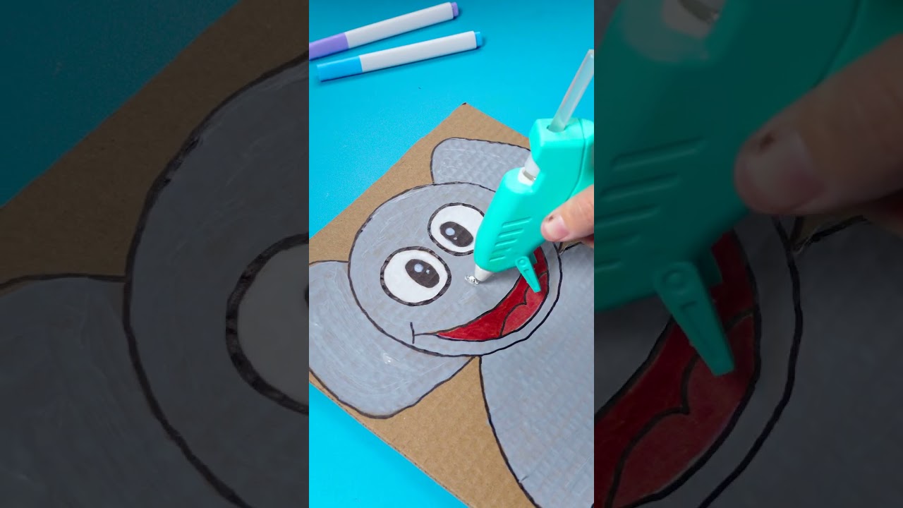 Missed the Bin? Dad Made a Fun Elephant Game to Fix It! 🐘🎯 #diy #parenting