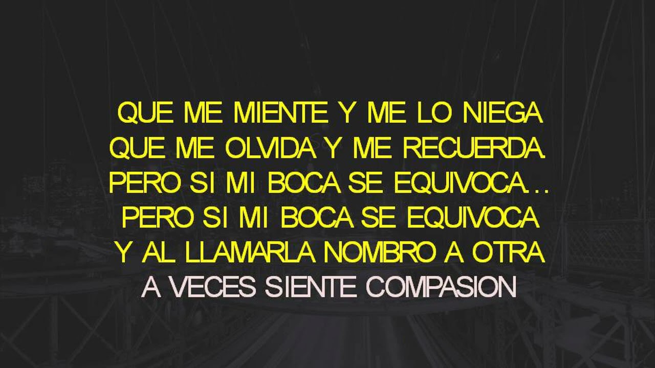 Y SI FUERA ELLA KARAOKE DAVID BISBAL