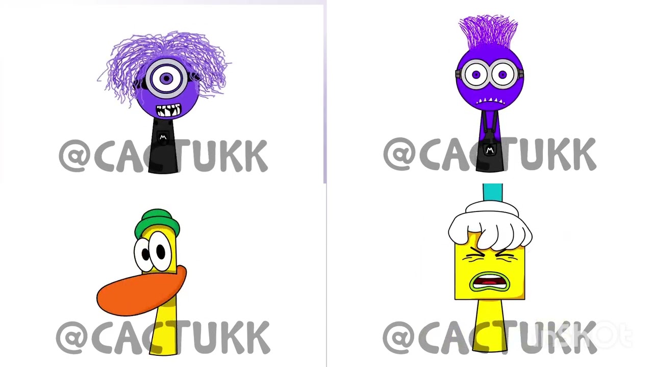 My Sprunki OC QuadParison 2