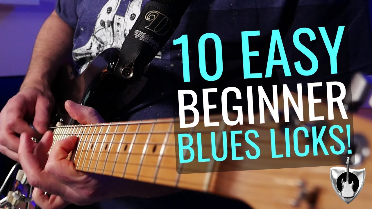 10 Of The EASIEST Beginner Blues Licks | and WHY they work!