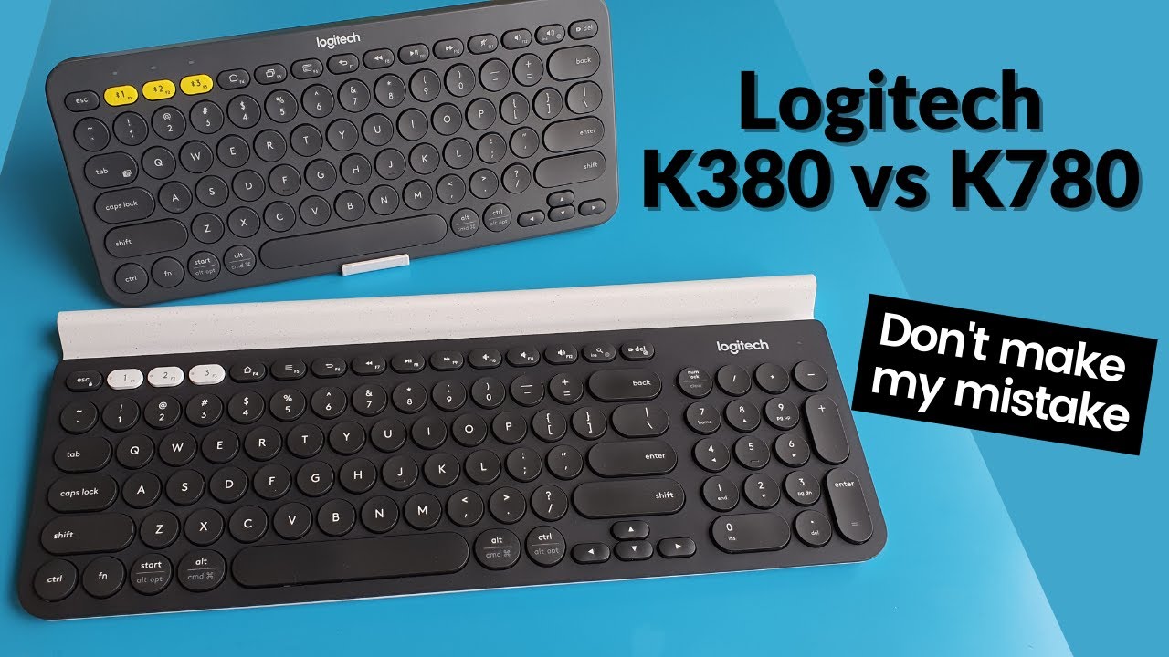 Logitech K780 против K380 | По-прежнему лучшие беспроводные Bluetooth-клавиатуры для нескольких у...