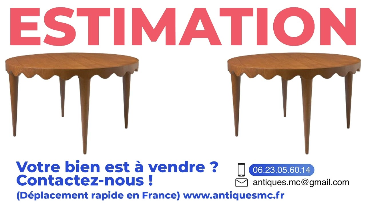 Pourquoi la Table Ondulation de Jean Roy&egrave;re est un symbole du design biomorphique ?