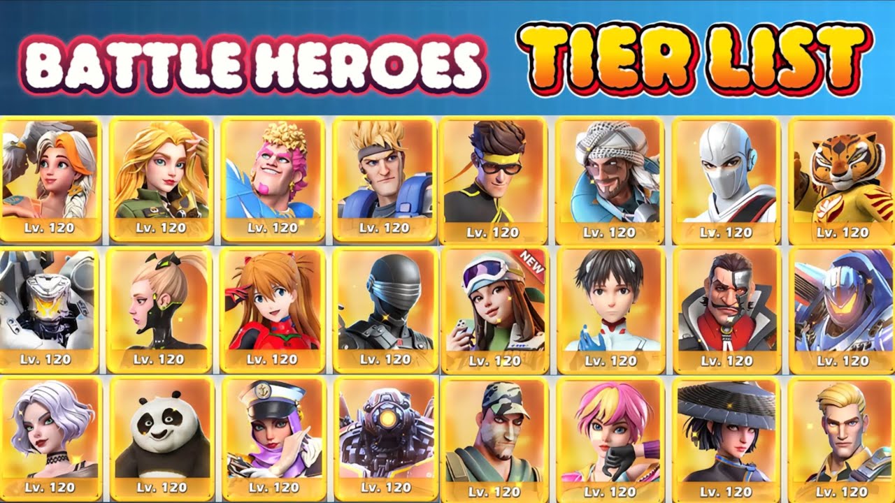 TOPWAR: BEST Battle Heroes TIER RANKING