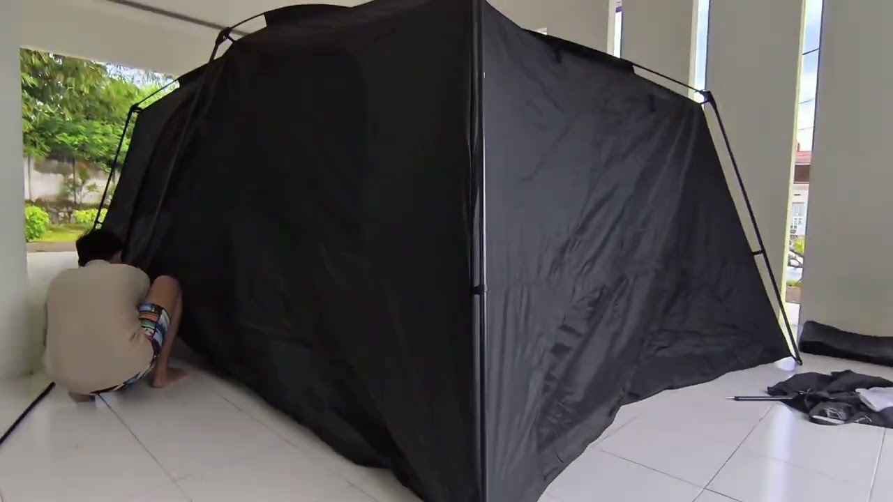Unboxing Family tent pertama kita, VIDALIDO POON SAAN PRO