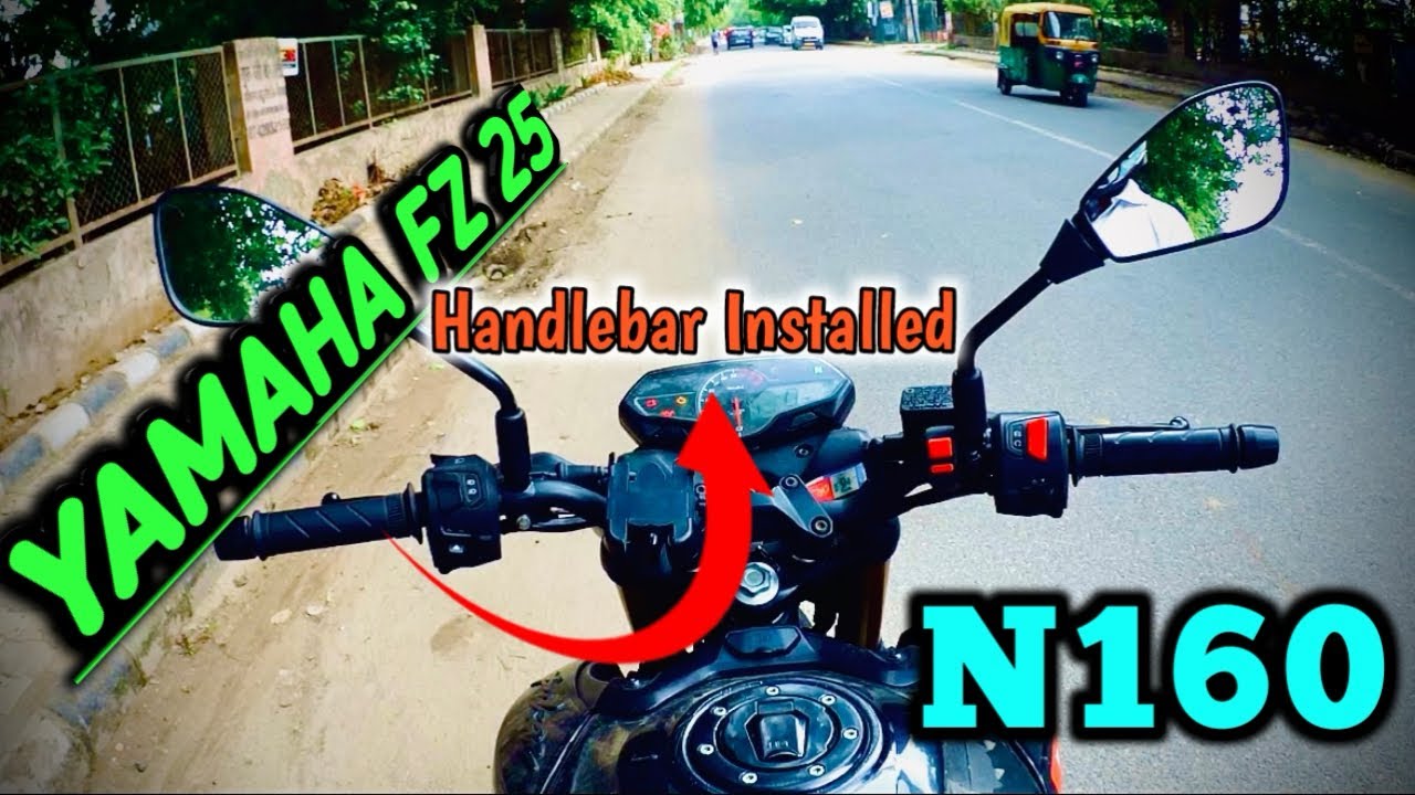 Yamaha FZ250 Handlebar Installed in Pulsar N160 | Better than Stock Handle? | Price? #n160