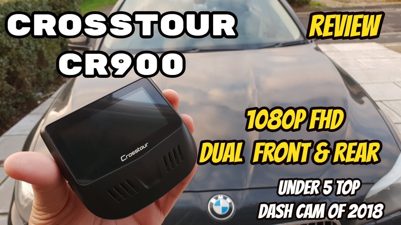 Crosstour CR900 Dual 1080P FHD Front & Rear Dashcam - Recordings & Details