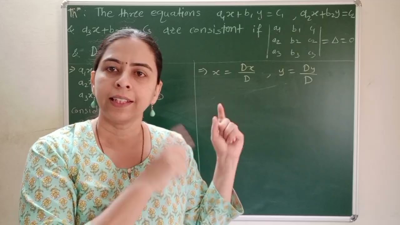 How to check Consistency of linear systems? #linearequations #solution #10thmaths #algebra 