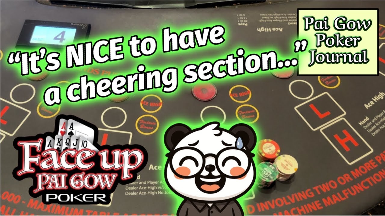 FACE UP PAI GOW POKER в Red Rock Casino [обучение, игра вживую]