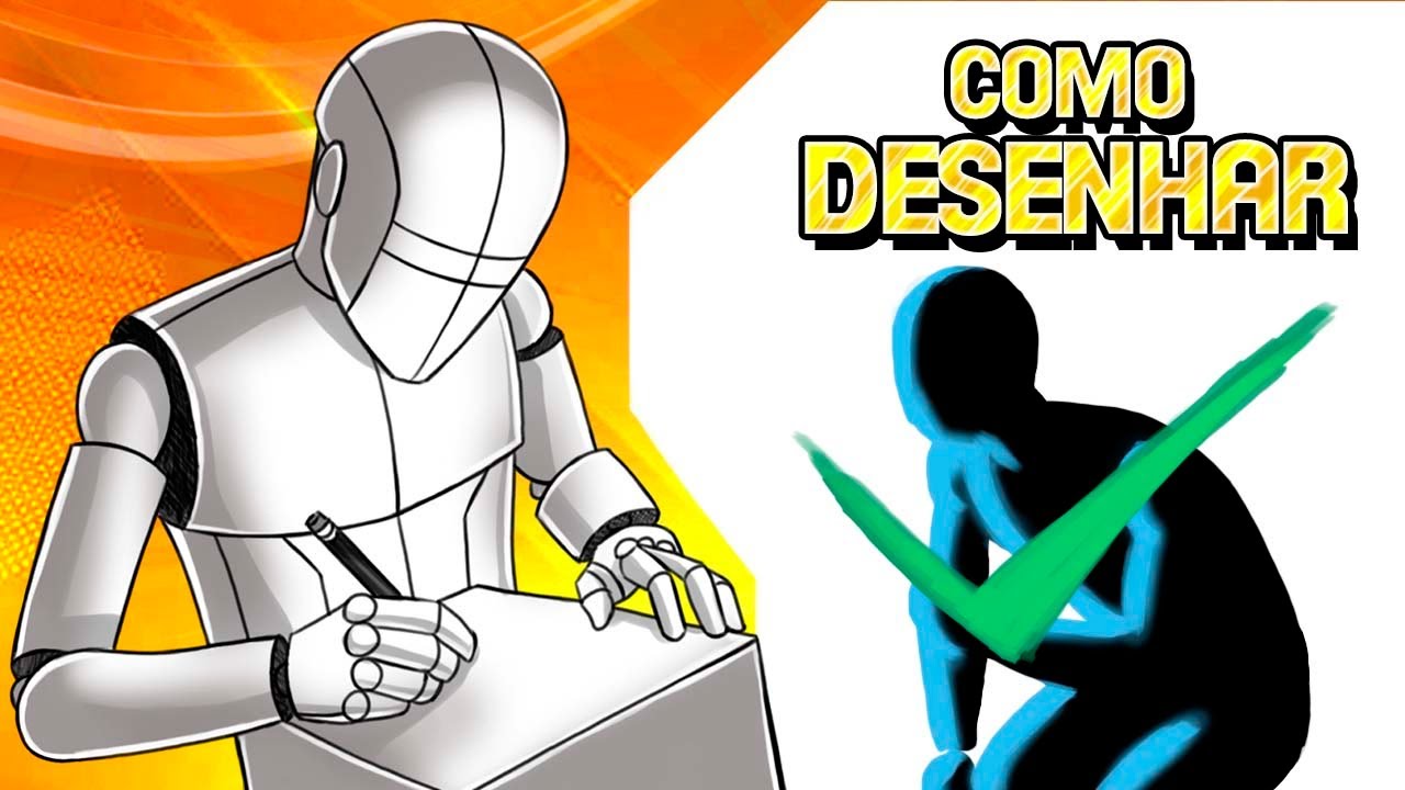 Como Desenhar Pose Dinâmica