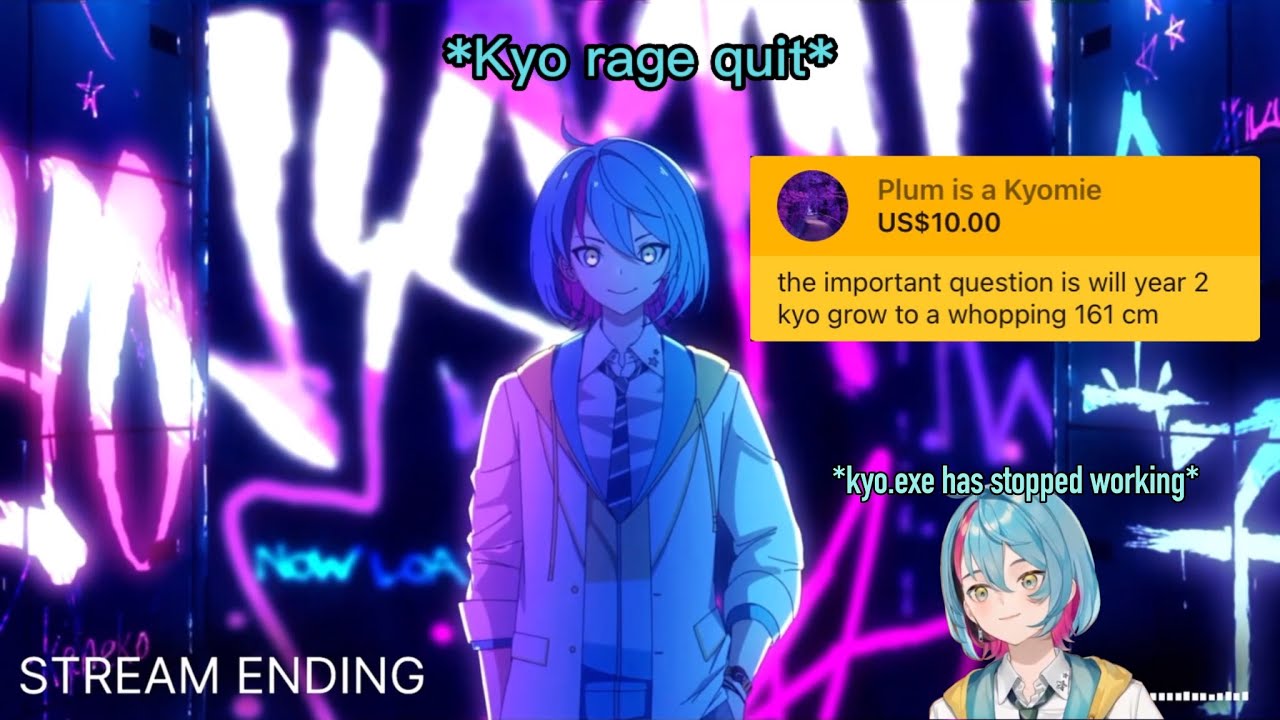 Very important question | Angy Kyo Ends Stream Early |【 NIJISANJI EN 】| #KyoKaneko #ILUNA