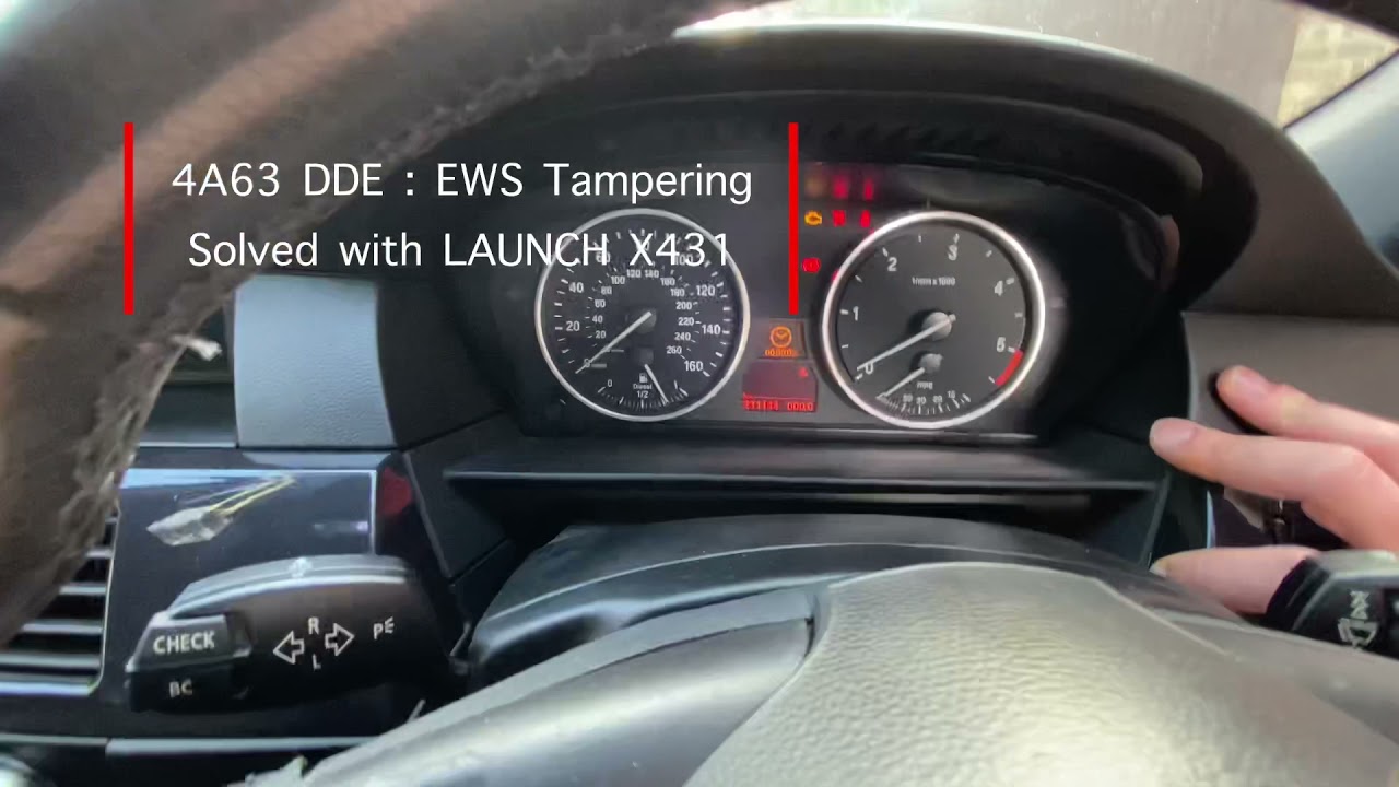 4A63 DDE EWS Tampering using Launch x431