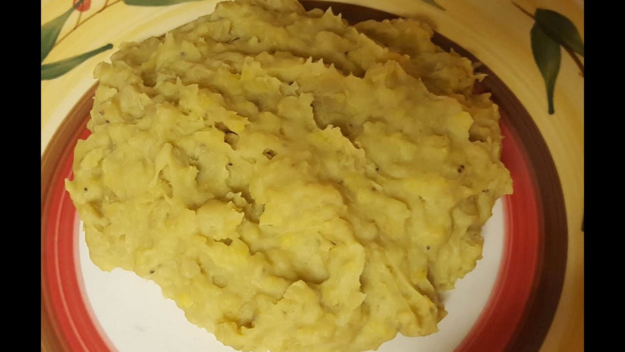Dominican Mashed Plantains (known as Mangu)