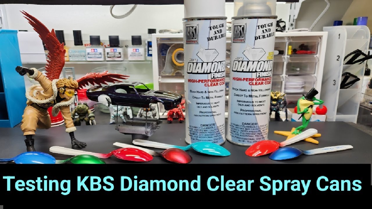 Testing KBS Diamond Clear Spray Cans - Gloss & Satin Finish