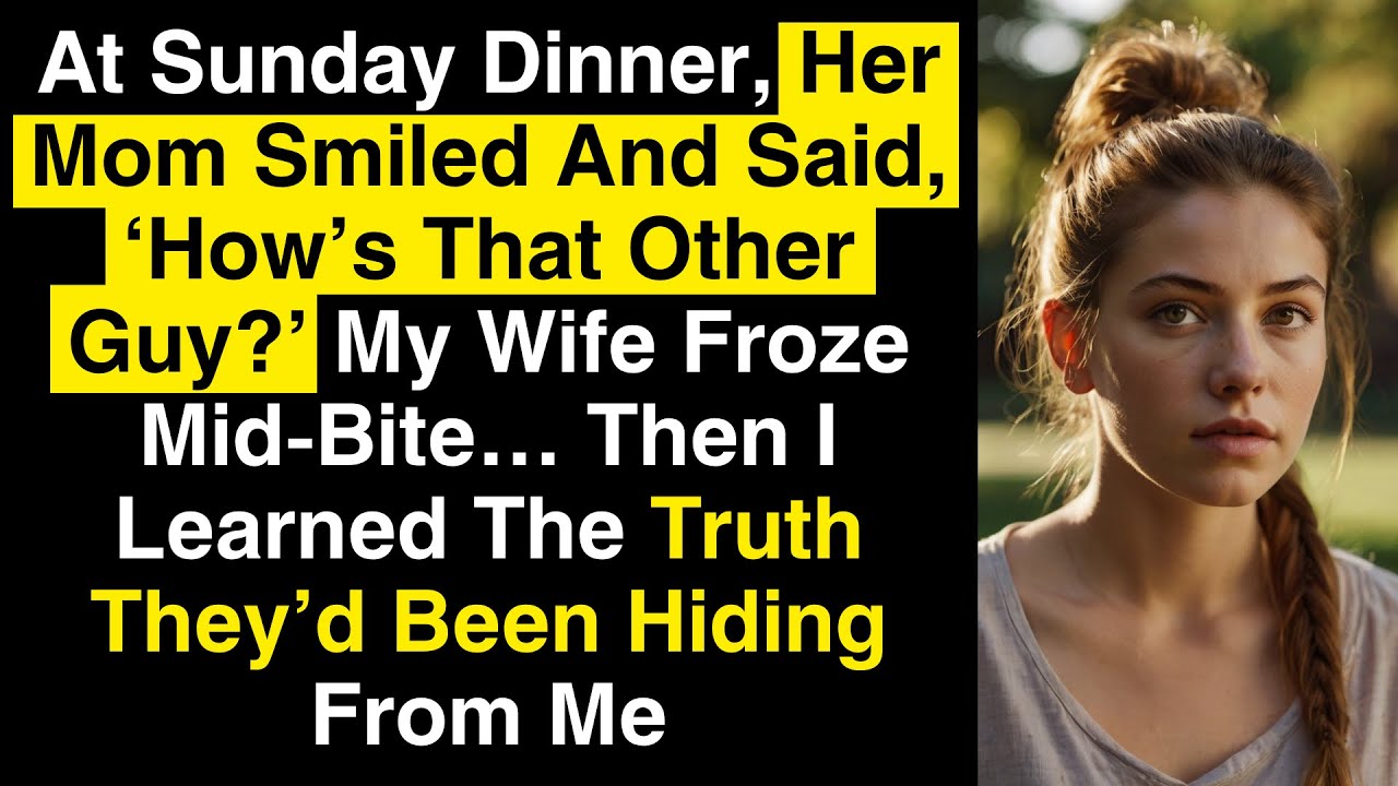 Her Mom Said, ‘How’s That Other Guy?’ My Wife Froze Mid-Bite.