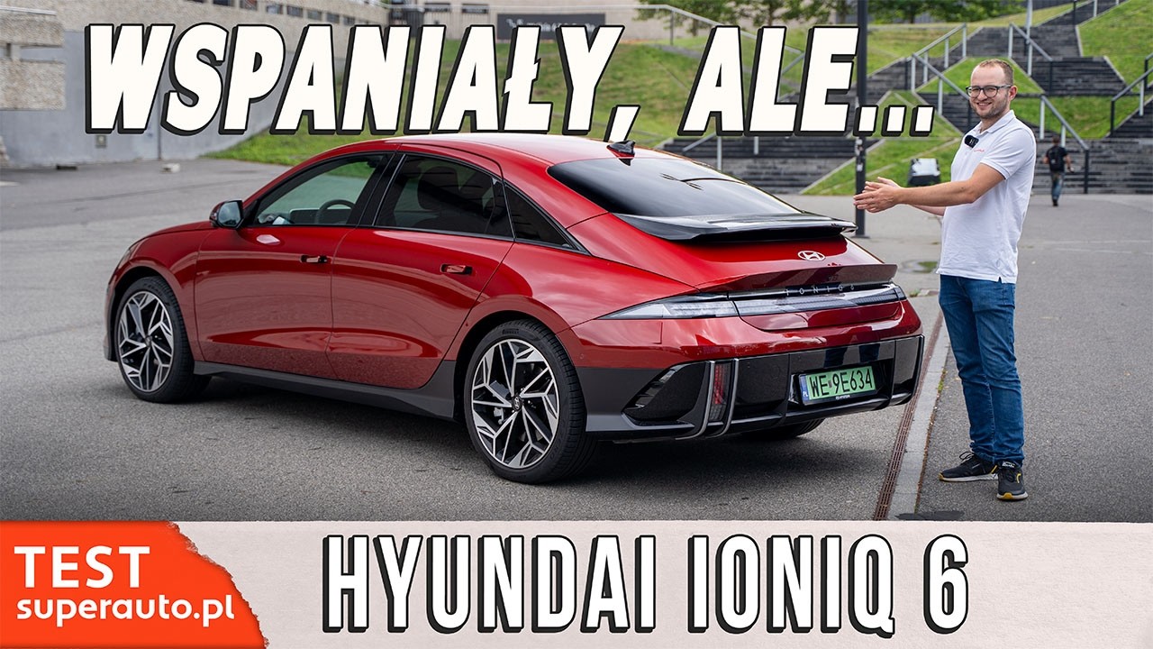 Hyundai Ioniq 6 77 kWh AWD - zdeklasuje Teslę Model 3? TEST PL | Superauto.pl