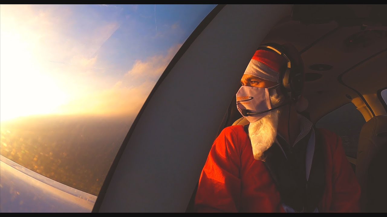 Sonderflug des RheinMain Flightcenter mit dem Weihnachtsmann