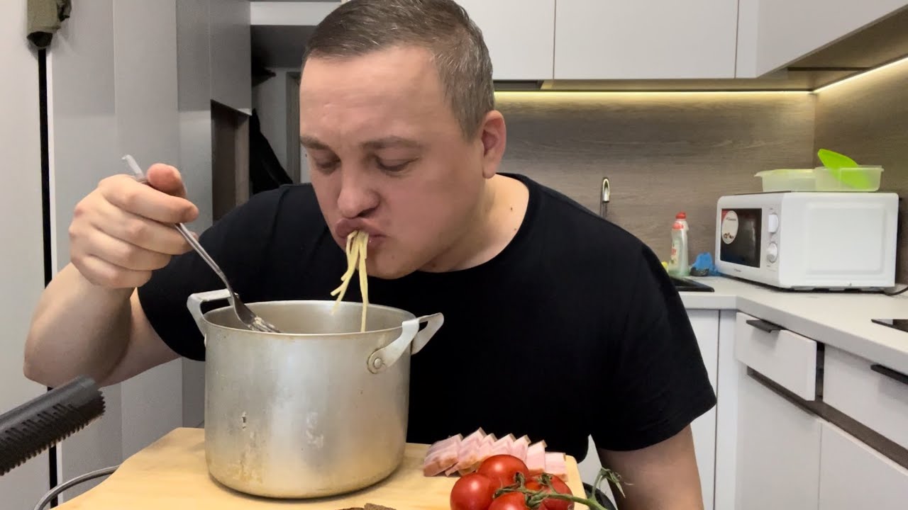 Паста с овощами|Сверхъестественное|мукбанг