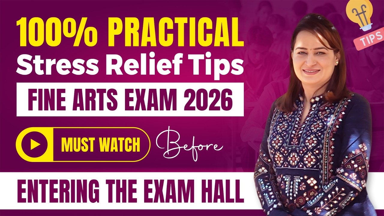 CBSE Class 12 Fine Arts Exam 2026 | How to Score Full Marks | Fine Arts Exam Tips Session 2025-26