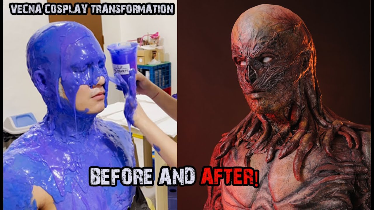 I TRANSFORMED TO VECNA! Vecna Stranger Things Cosplay Process!  | PRINCE DE GUZMAN TRANSFORMATIONS