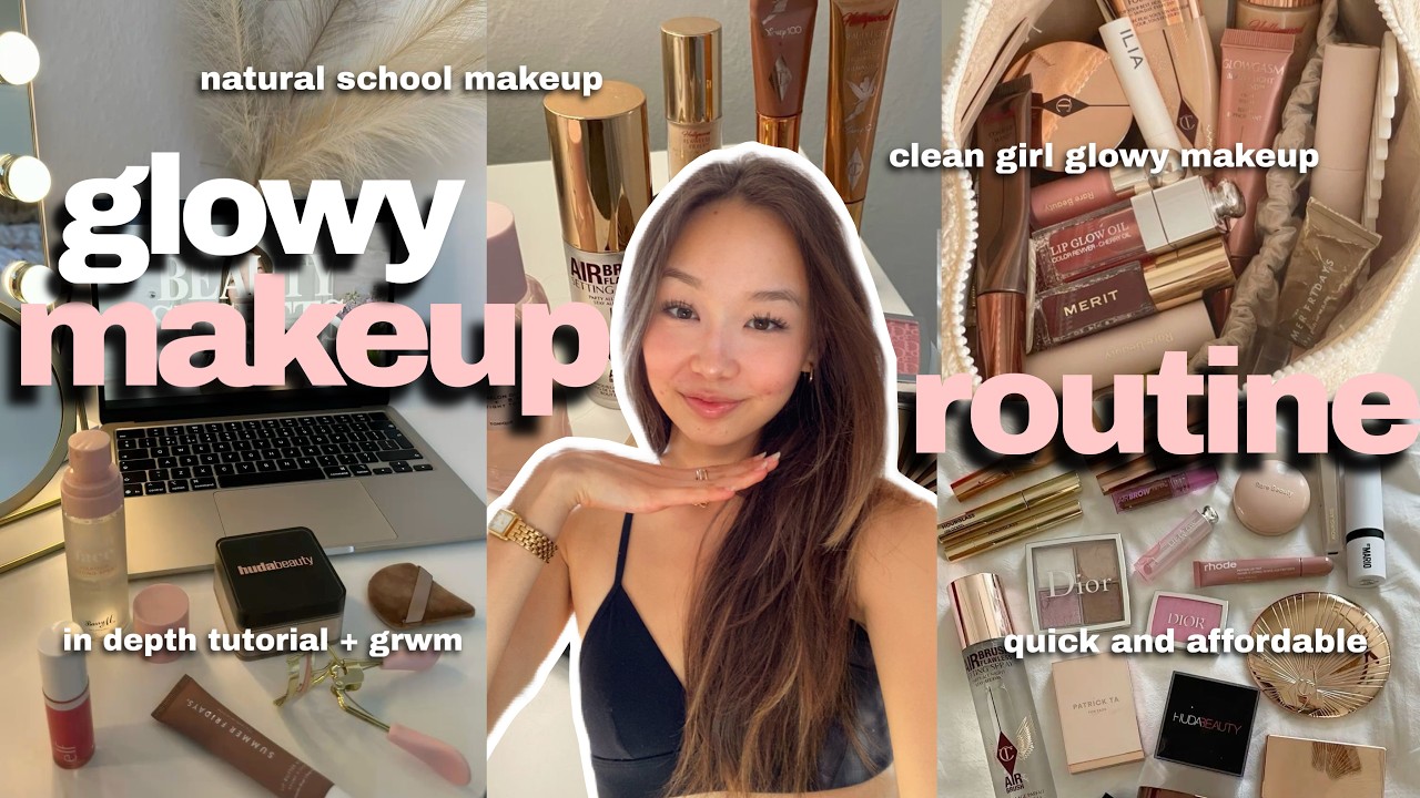 my glowy makeup routine 🌟 *affordable, quick & effective* perfect school makeup