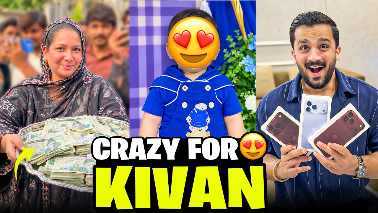 Kivan&rsquo;s Crazy birthday gift by a Lady fan😱iPhone18 pro max received Allhumdulilah😍