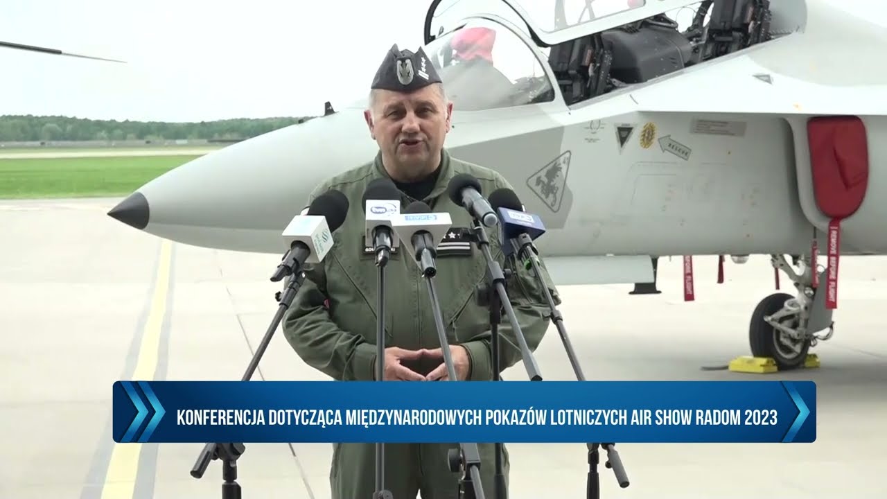 Konferencja dotycząca międzynarodowych pokazów lotniczych Air Show Radom 2023 | TV Republika