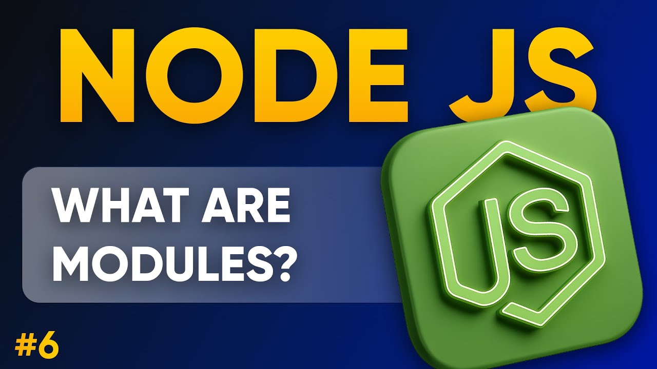 Что такое модули в Node.js [Самый простой способ] | Урок 06
