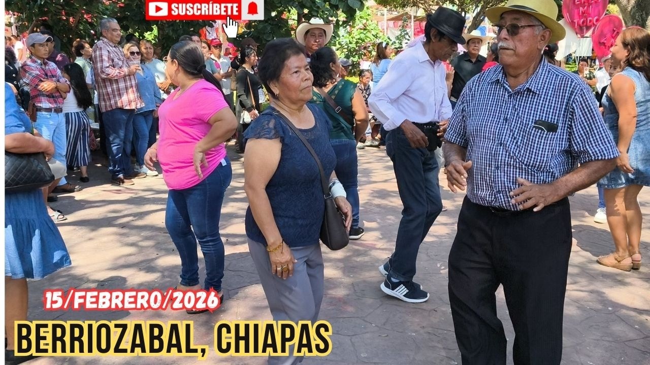Al Son de la Marimba, 15 de Febrero del 2026, Parque de Berriozábal, Chiapas #baile #marimba #parati
