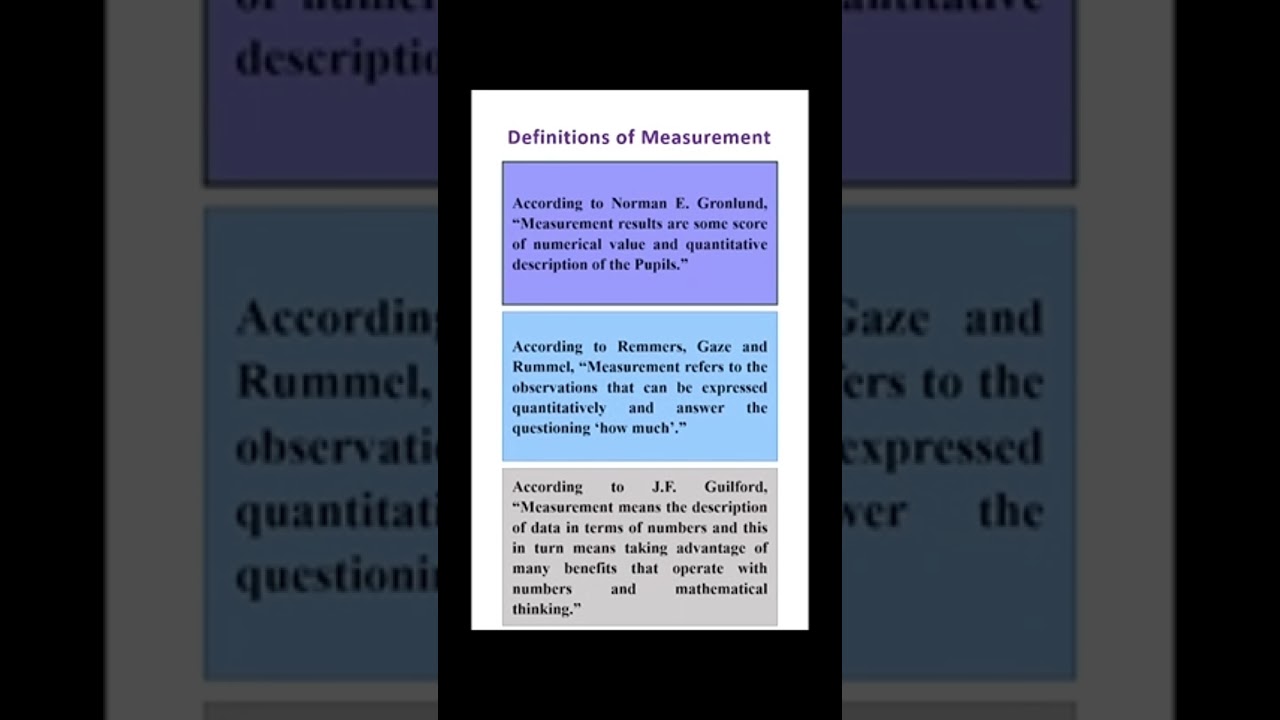 Concept of measurement #shorts  #measurement #assessmentforlearning