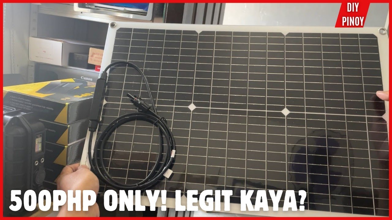 NEW BUDGET SOLAR PANEL FOR SMALL SOLAR POWER SETUP